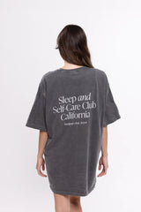 Sleep & Self-Care Club Oversized Sleep Tee
